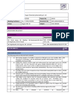 Meeting/Project Name: Date of Meeting: Project No. Meeting Facilitator: Document No. Venue Subject. 1. Meeting Objective