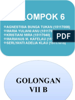 Tugas Golongan VII B