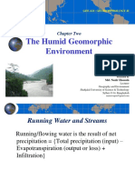 Lecture - The Humid Geomorphic Environment