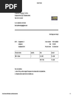 Platinum Imaging Centre: Bill To Invoice Number Date Physician Name