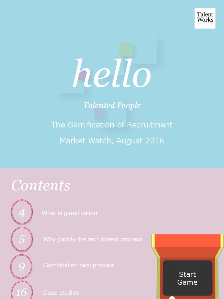 Gamification in Recruitment Strategies | PDF | Recruitment | Motivation