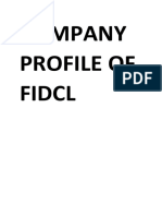 Company Profile of Fidcl