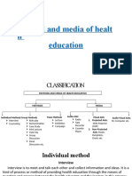 Method and Media of Healt H Education