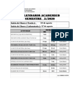 Calendario Basico II 2020 PDF