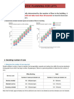 Traffic Planning For Lifts