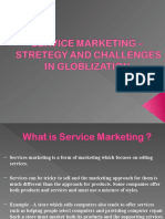Service Marketing - Stretegy and Challenges in Globlization