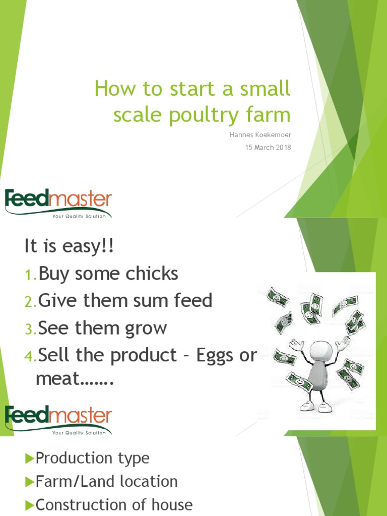 How To Start A Small Scale Poultry Farm PDF PDF Poultry Farming