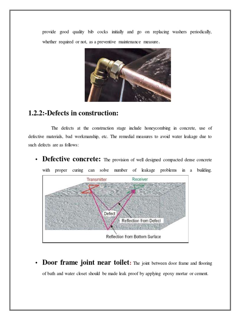 1.2.2:-Defects in Construction | PDF
