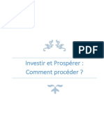 Investir Et Prosperer - Comment Proceder PDF