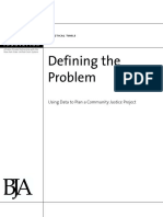 Defining The Problem: Using Data To Plan A Community Justice Project