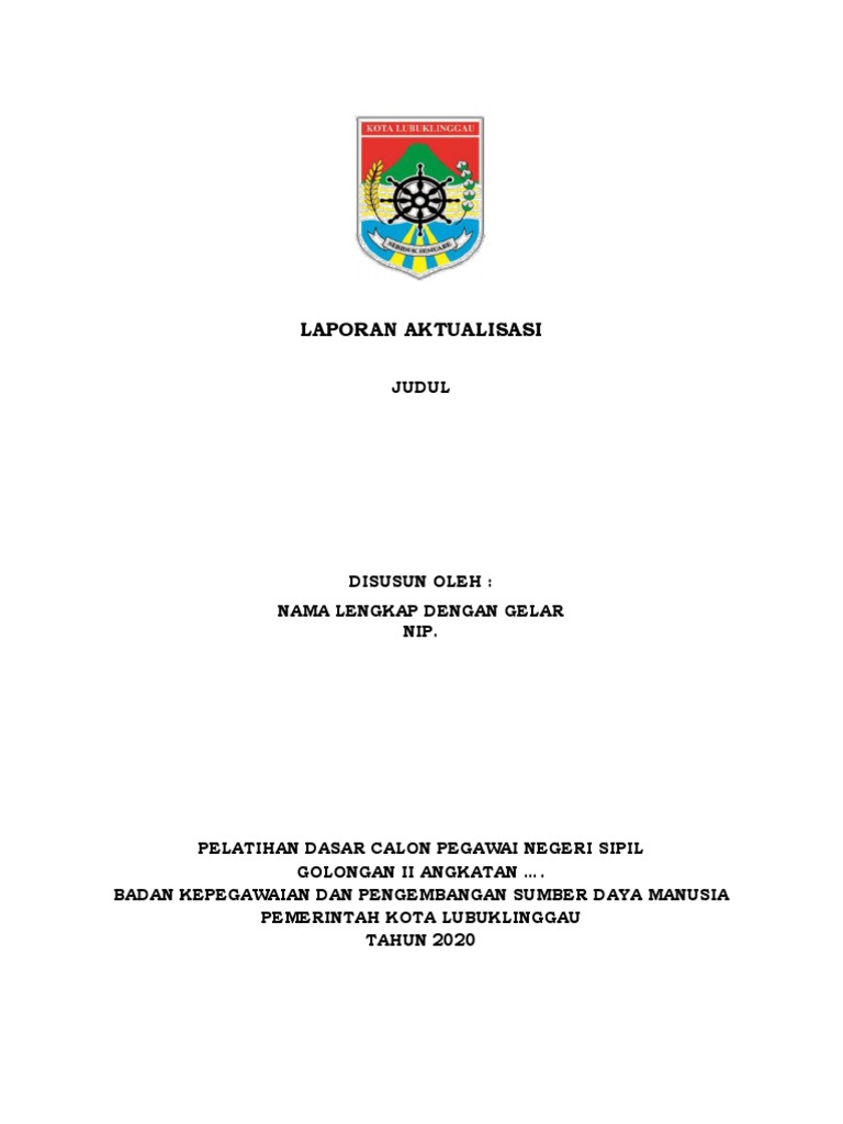 Laporan Aktualisasi (Format Bu Riska) | PDF | Karier & Perkembangan | Seni
