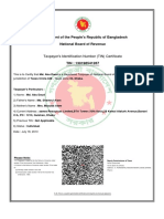 Bangladesh TIN Certificate for Md. Abu Daud