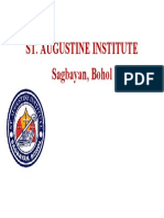 St. Augustine Institute Sagbayan, Bohol