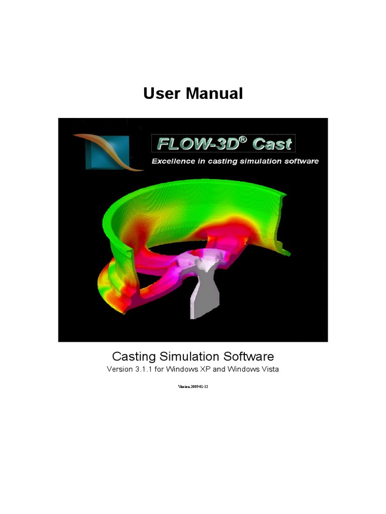 User Manual: Casting Simulation Software | PDF | Casting (Metalworking ...