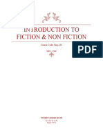 Introduction To Fiction & Non Fiction: Course Code: Eng-133