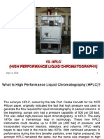 HPLC (High Performance Liquid Chromatography)