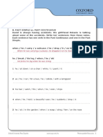 Past Simple - Past Continuous PDF