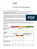Tool 3: Internal Prospective Partnership Assessment