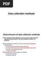 Data Collection Methods