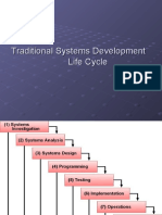 Traditional Systems Development