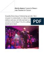 Kennetha Morris Dancer Learn To Dance - From Passion To Career
