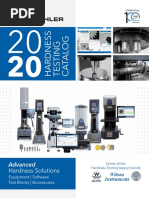 2020 Hardness Testing Catalog