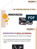 Metal 3d Printing Service in India - Innovae3d