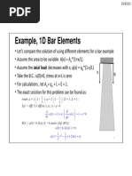 Example, 1D Bar Elements