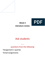 Week 3 Literature Review