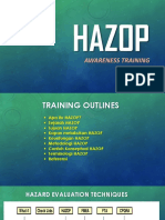 HAZOP Awareness Training