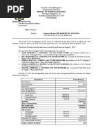 Republic of The Philippines Department of Finance Revenue Region No. 08 Revenue District Office No. 049 North Makati