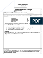 Evaluare Inițială cl.8 Var.2