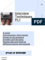 Interview Techniques PT