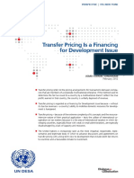 Transfer Pricing Is Financing For Development Issue