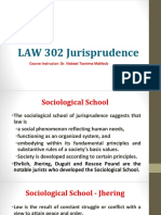LAW 302 Jurisprudence: Course Instructor: Dr. Nabaat Tasnima Mahbub