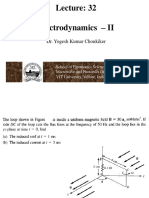 Electrodynamics - II: Dr. Yogesh Kumar Choukiker