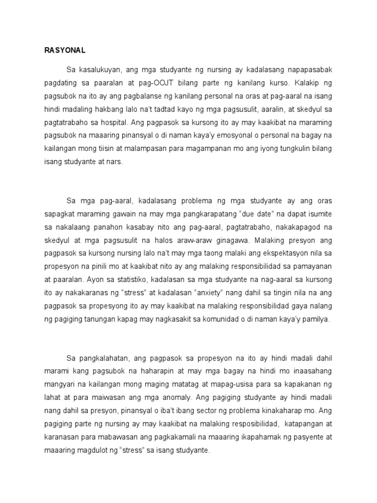 RATIONALE | PDF