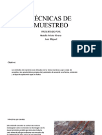 TÉCNICAS DE MUESTREO MINERO: MÉTODOS Y RECOMENDACIONES