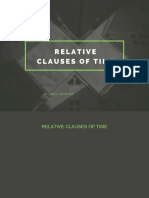 Relative clauses of time - English