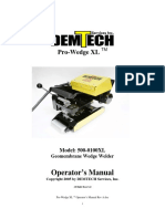 Pro Wedge XL Manual PDF