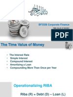 BF3326 Corporate Finance: Time Value of Money