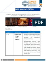 Materi Kursus Animasi Editing Video PDF