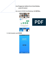 Panduan Installasi Aplikasi Zoom Meeting Android