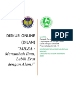 NOTULENSI DISKUSI ONLINE (DILAN) PART 2 HMJ BIOLOGI UNIMA 2020