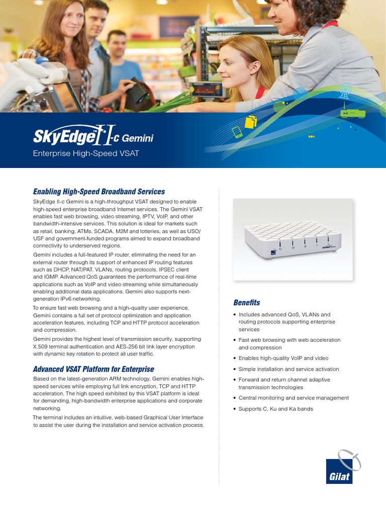 SkyEdge II-c Gemini | PDF | Voice Over Ip | Internet Protocols