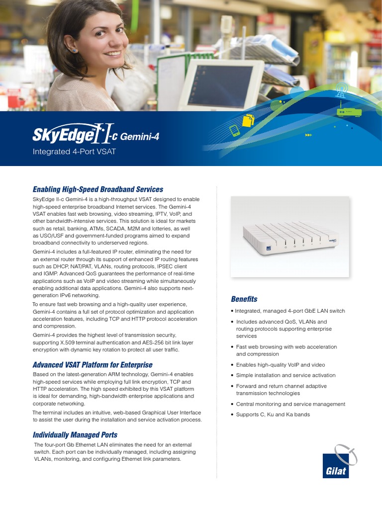 SkyEdge II-c Gemini-4 | PDF | Voice Over Ip | Computer Network