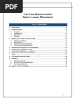 Learning Management Functional Design Document