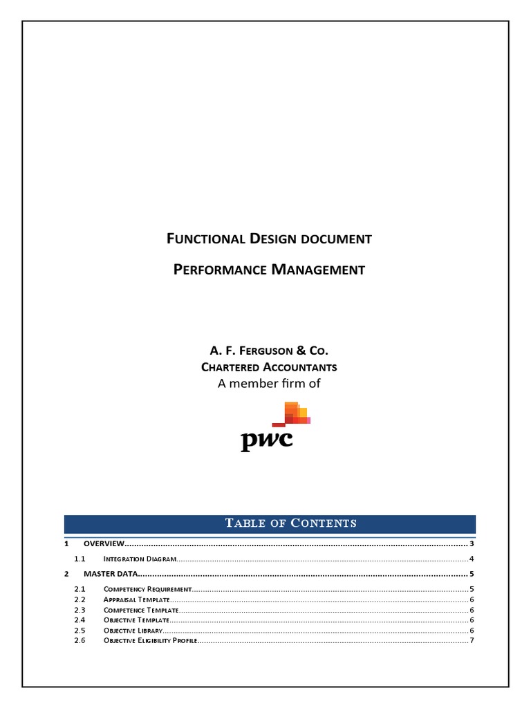 Oracle Performance Management Design Document | PDF | Performance ...