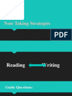 Note Taking Strategies Students Reference