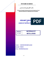 Module 10 Marocetude - Com MATERIAUX ET METALLURGIE CM TSBECM PDF